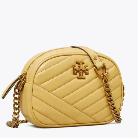 SOLD⛔️Authentic TORY BURCH Quilted leather logo zip top Crosby - Picture 2 of 16